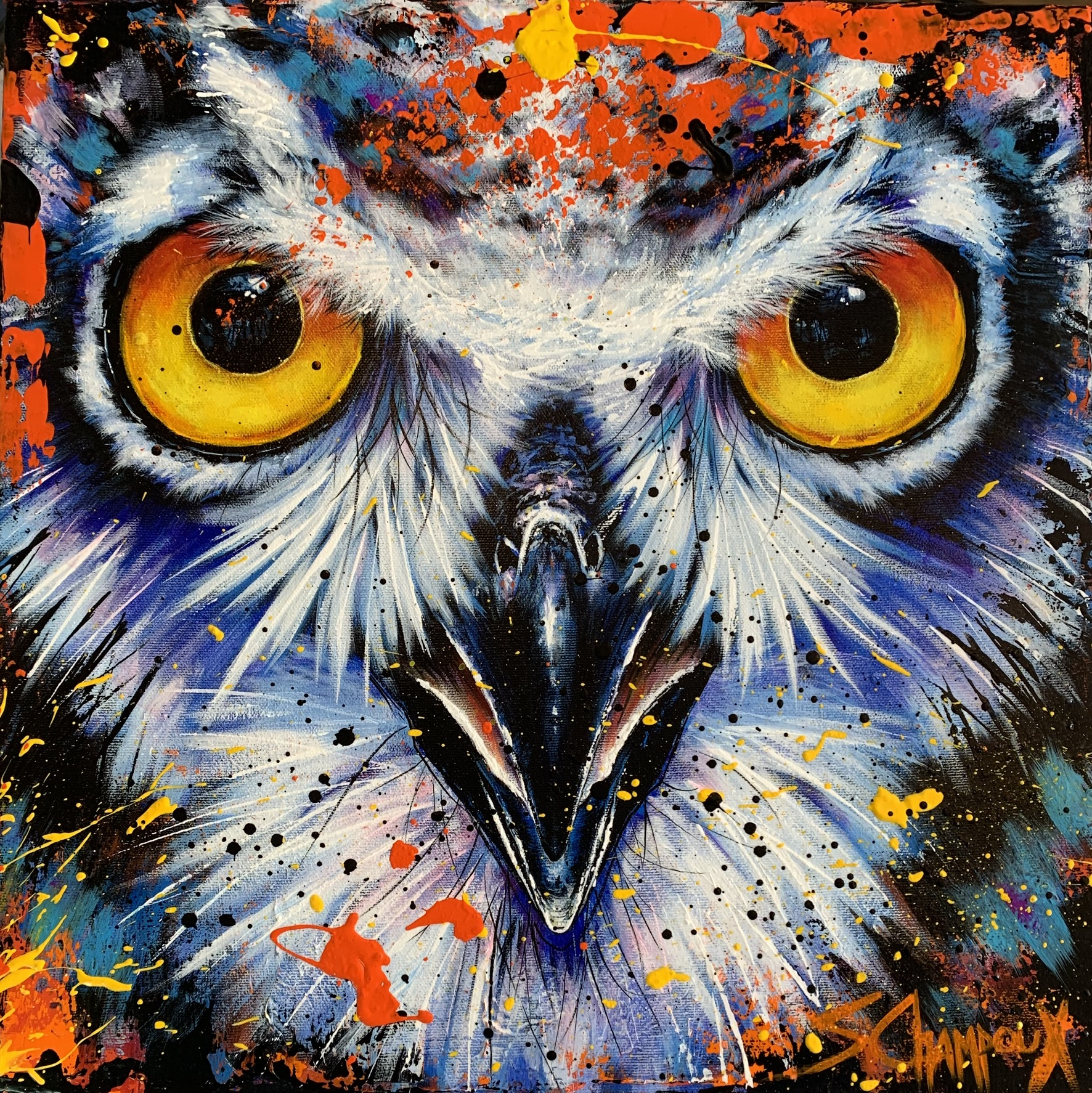 Hoo You Looking At – SOLD