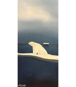 peinture d'un ours polaire