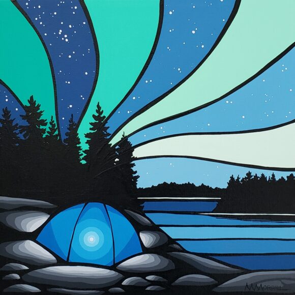 Tableau Northern Lights #47 de l'artiste Monica Morrill