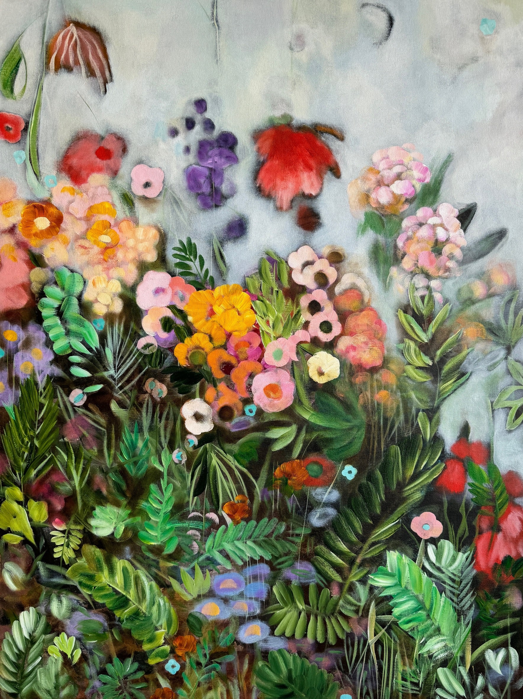 Tableau L'ile aux fleurs - Ilinca Ghibu