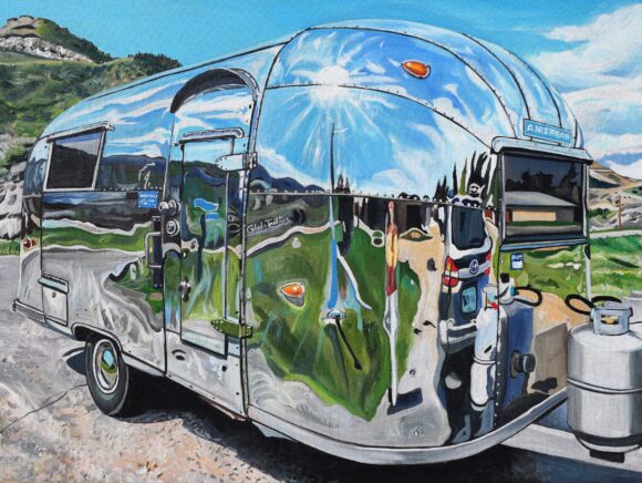 Tableau Dinosaur Museum Airstream - Taralee Guild