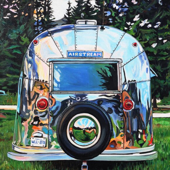 Tableau Canada Day - Golden BC Airstream - Taralee Guild