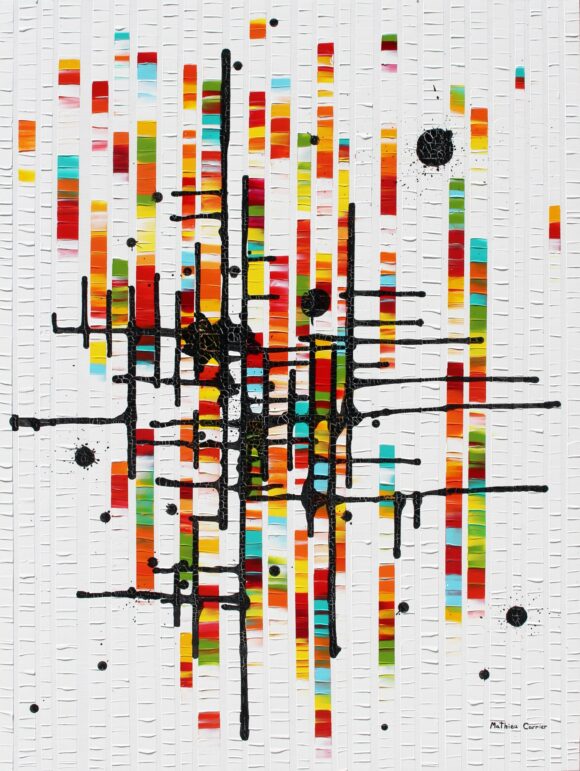 Tableau Cœur d'abeille - Mathieu Carrier