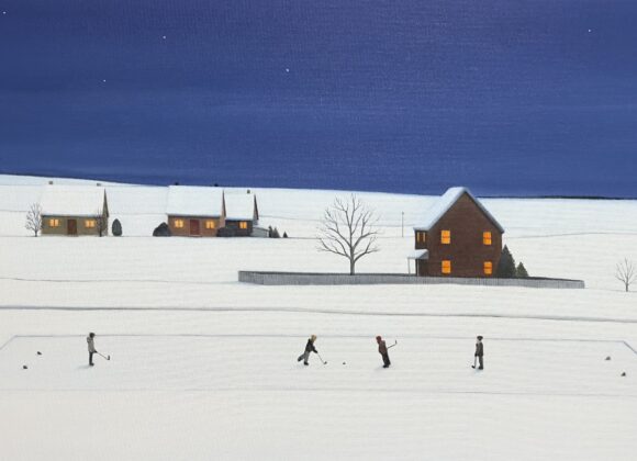 Tableau Canadian White Night - Momcilo Simic