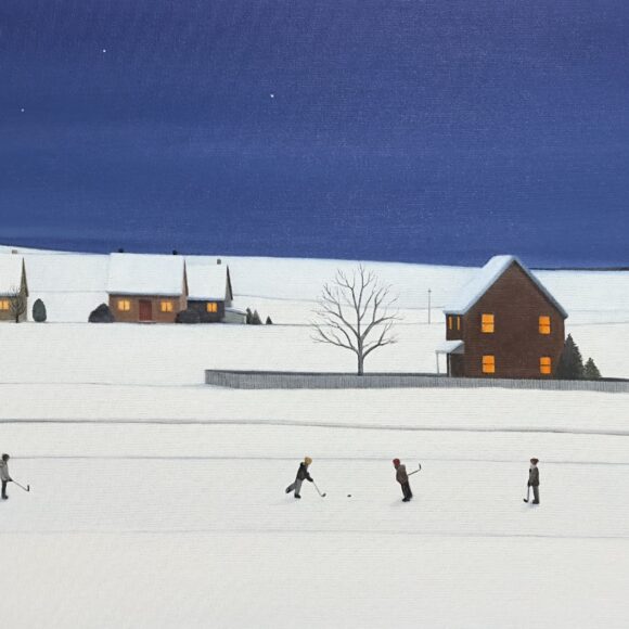 Tableau Canadian White Night - Momcilo Simic